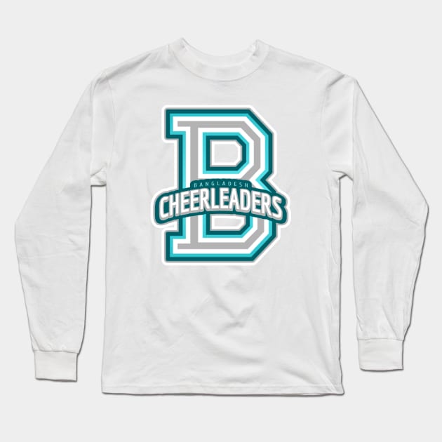 Bangladesh Cheerleader Long Sleeve T-Shirt by Tip Top Tee's